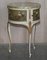 Antique Louis XVI Style Floral Hand-Painted Side Lamp Tables, Set of 2 8