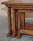 Tavolini a incastro in quercia, Regno Unito, set di 3, Immagine 9