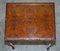 Vintage Regency Style Burr Walnut Nesting Tables, Set of 3 17