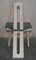 Arts & Crafts Esstisch & Stühle aus gekalkter Eiche & Zinn mit Intarsien von David Gregson, 9er Set 18