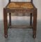 Hand-Carved Oak Rush Seat Brittany Chairs, 1920s, Set of 2 14