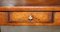 Burr and Burl Walnut & Brown Leather Theodore Alexander Cards Game Table, Image 17