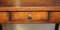 Burr and Burl Walnut & Brown Leather Theodore Alexander Cards Game Table, Image 20