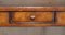 Burr and Burl Walnut & Brown Leather Theodore Alexander Cards Game Table 18