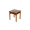 Vintage Burr Yew Wood Side Table with Chippendale Arches, Image 1