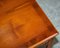 Vintage Burr Yew Wood Side Table with Chippendale Arches 6