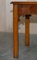 Vintage Burr Yew Wood Side Table with Chippendale Arches 10