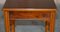 Mesa auxiliar vintage de madera de tejo con arcos Chippendale, Imagen 13