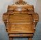 Antique Italian Hand Carved Walnut Davenport Desk, Image 19