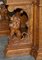 Antique Italian Hand Carved Walnut Davenport Desk 17