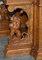 Antique Italian Hand Carved Walnut Davenport Desk, Image 17