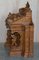 Antique Italian Hand Carved Walnut Davenport Desk, Image 16