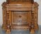 Antique Italian Hand Carved Walnut Davenport Desk 9