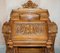 Antique Italian Hand Carved Walnut Davenport Desk, Image 3