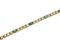 Gold Tennis Bracelet with Diamond and Emerald 1