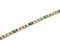 Gold Tennis Bracelet with Diamond and Emerald, Image 1