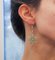 Dangle Earrings in 14K White Gold with Tsavorites and Diamonds 5