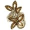 Flower Ring in 18K White and Yellow Gold with Diamonds 1