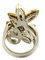 Flower Ring in 18K White and Yellow Gold with Diamonds 3