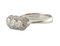 Solitaire Ring in 14K White Gold with Diamonds 3