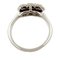 Solitaire Ring in 14K White Gold with Diamonds 4