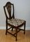 Vintage Georgian Dining Chairs with Woven Seats in Hepplewhite Style, Set of 6 4