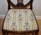 Vintage Georgian Dining Chairs with Woven Seats in Hepplewhite Style, Set of 6 8