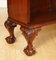 Antique Bookcase in Mahogany on Claw Feet 8