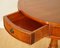 Tavolino Drum in legno di tasso con tre cassetti, Immagine 6