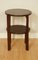 Small Antique Circular Side Table in Oak 5