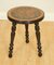 Dutch Lacquered Marquetry Stool or Side Table 3