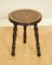 Dutch Lacquered Marquetry Stool or Side Table 4