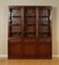 Leather and Astral Glazed Campaign Library Bookcase by Kennedy for Harrods London 2