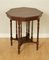 Arts and Crafts Octagonal Hardwood Side Table 2
