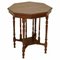 Arts and Crafts Octagonal Hardwood Side Table 1