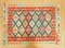 Aztekischer Vintage Kelim Teppich mit geometrischem Muster 4