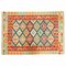 Vintage Geometric Kilim Aztec Rug, Image 1