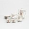 French Traditional Porcelain Coffee Set, 1940s, Set of 14 2