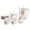 French Traditional Porcelain Coffee Set, 1940s, Set of 14, Image 1