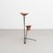 Mid-Century Modern French Metal Plant Stand and Ashtray in the Style of Mathieu Matégot, Image 7