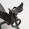 Metal Dragon-Shaped Fireplace Holders, Early 20th Century, Set of 2 13