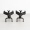 Metal Dragon-Shaped Fireplace Holders, Early 20th Century, Set of 2 12