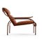 Leather Woodline Armchair by Marco Zanuso for Cassina, Image 4
