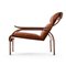 Leather Woodline Armchair by Marco Zanuso for Cassina 3