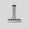 Schwarze Struktur Modell 2109/16/14 Lampe von Gino Sarfatti für Astep 2