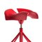 Red Binaria Stool by Jordi Badia and Otto Canalda for Bd Barcelona 3