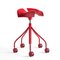 Red Binaria Stool by Jordi Badia and Otto Canalda for Bd Barcelona 4