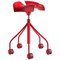 Red Binaria Stool by Jordi Badia and Otto Canalda for Bd Barcelona 1