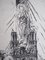 Georges Desvallieres, The Crucifix of Notre Dame De Paris, 1937, Acquaforte originale, Immagine 6