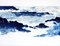 Jean-Pierre Stholl, Contre-Vagues En Bleu, 2013, Lithographie 1